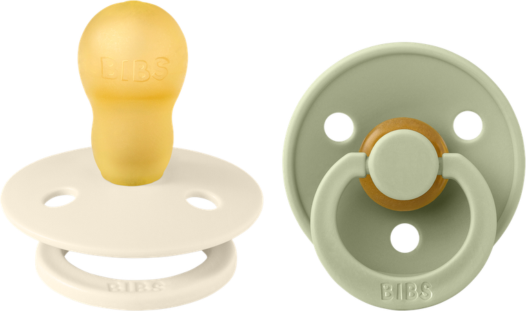 Bibs 3 Fopspeen Duo Sage Ivory 2