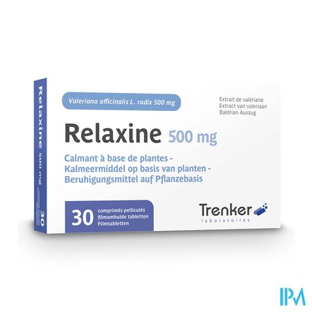 Relaxine 500mg Comp Pell 30