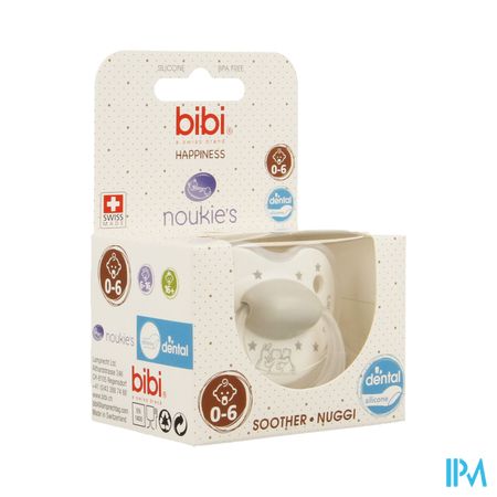 Bibi Noukie's Fopspeen Dental Stars Ng 0- 6m