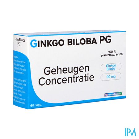 Gingko Biloba Pg Pharmagenerix Caps 60