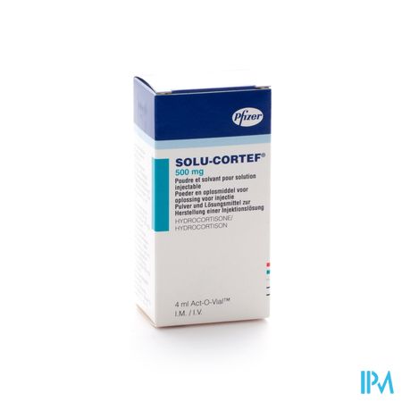 Solu-cortef Act-o-vial 1x 500mg/4ml 1