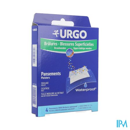 Urgo Brulures Superficielles Wtp Pansement10x7cm 4