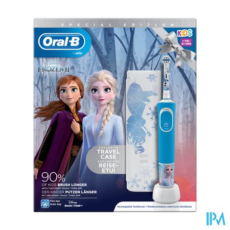 Oral-b D100 Frozen 2 + Travelcase Gratis