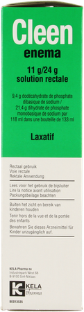 Cleen Enema 11g/24g Opl Rectaal Gebruik Fl 133ml 3
