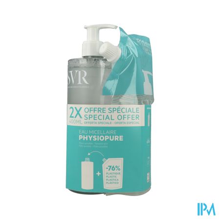 Svr Physiopure Micellair Water 400ml + Navul.400ml