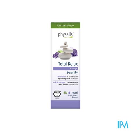 Physalis Massage Oil Total Relax 100ml Nf