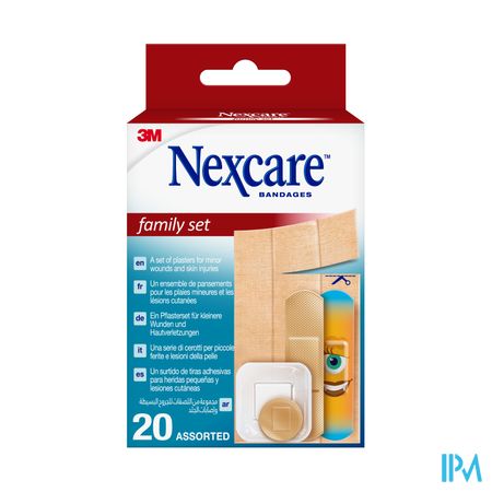 Nexcare 3m Family Set Assortiment Pansements 20