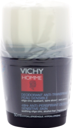 Vichy Homme Deo P Sens 48h Bille Duo 2x50ml 1