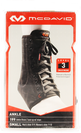 Mcdavid Lightweight Ankle Brace Black S 199 1