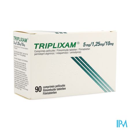 Triplixam 5mg/1,25mg/10mg Impex. Film.tabl 90 Pip