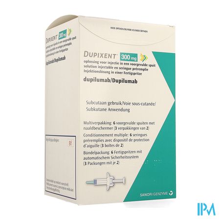 Dupixent 300mg Opl Inj Voorgev.spuit 2x3 150mg/ml