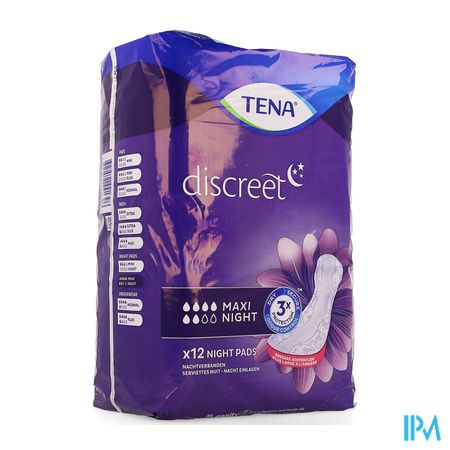 Tena Discreet Maxi Night 12