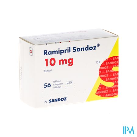 Ramipril Sandoz 10,0mg Tabl 56 X 10,0mg