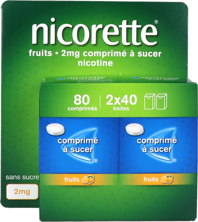Nicorette Fruit 2mg Comp A Sucer 80 2