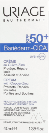 Uriage Bariederm Cica Creme Ip50+ 40ml 3
