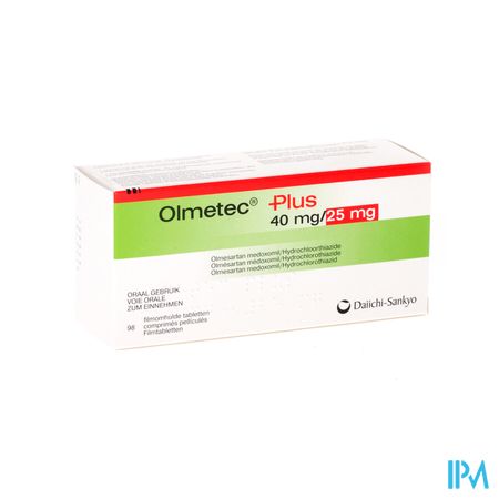 Olmetec Plus 40mg/25mg Comp Pell 98