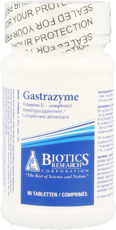 Gastrazyme Vit U Biotics Comp 90 8
