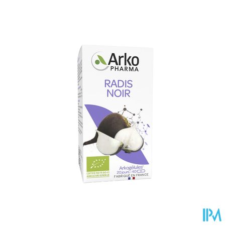Arkogelules Radis Noir Bio Caps 40 7