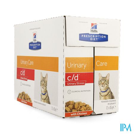 Prescription Diet Feline C/d Stress Chicken 12x85g