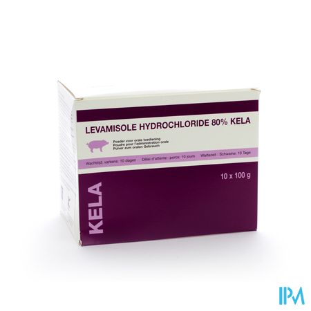 Levamisole Hydrochloride 80% Pdr 10x100g Kela