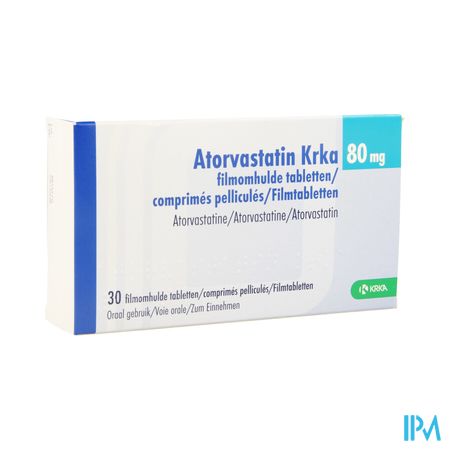 Atorvastatin Hcs 80mg Filmomh Tabl 30