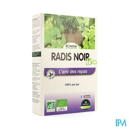 Radis Noir Bio Amp 20x10ml Biotechnie