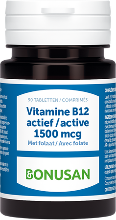Vitamine B12 Actief 1500mcg Tabl 90 Bonusan 3