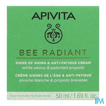 Apivita Bee Radiant Sign Ag.&a/f. Gel Cr Rich 50ml 3