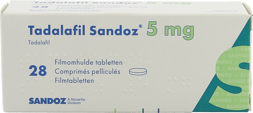 Tadalafil Sandoz 5,0mg Filmomh Tabl 28 X 5,0mg 7