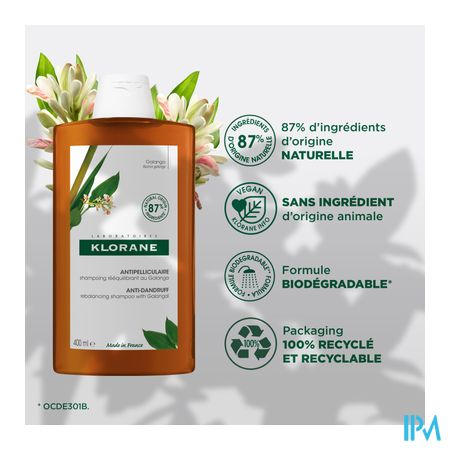 Klorane Capil. Sh Galanga 400ml 15