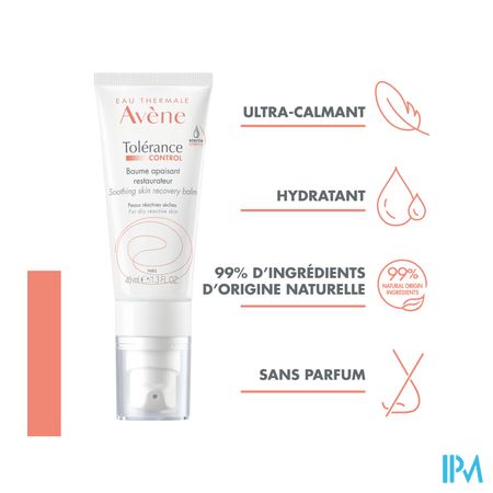 Avene Tolerance Control Baume 40ml 10