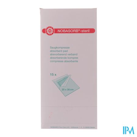 Noba Absorbent Pad Steriel 20cmx30cm 15 9350965 1