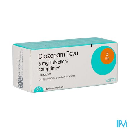 Diazepam Teva Pi Pharma 5mg Comp 60 Pip