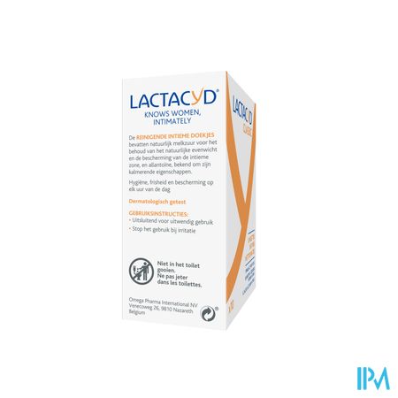 Lactacyd Intieme Wasdoekjes 10 3