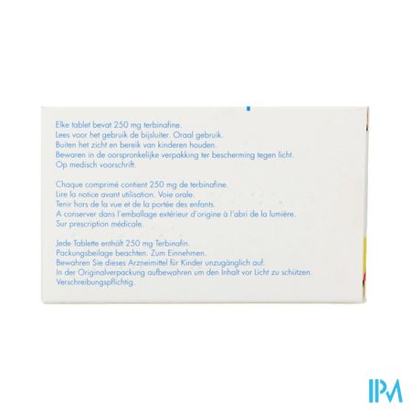 Terbinafine Sandoz Pi Pharma 250mg Tabl 98 1