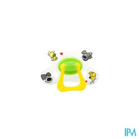 Difrax Fopspeen Natural Woezel&pip 12m+ 1