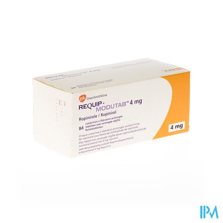 Requip Modutab Comp 84 X 4,0mg