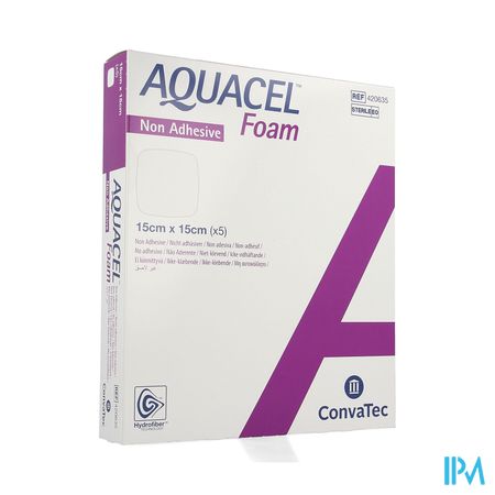 Aquacel Foam Non-adhesif 15x15cm 5