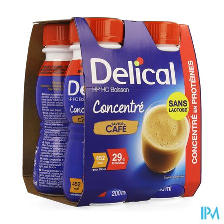 Delical Geconcentr. Koffie 4x200ml