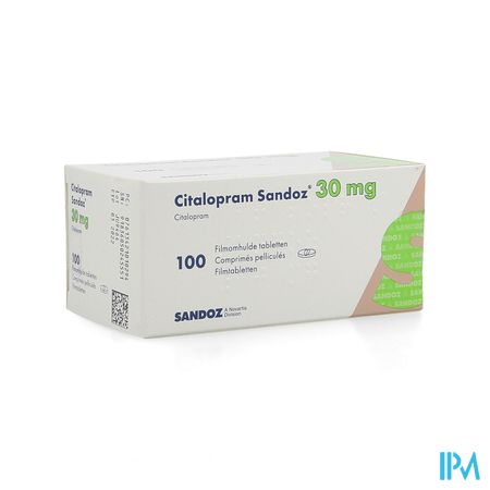 Citalopram Sandoz Comp 100 X 30mg