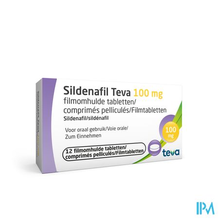 Sildenafil Teva 100mg Filmomh Tabl 12x 100mg