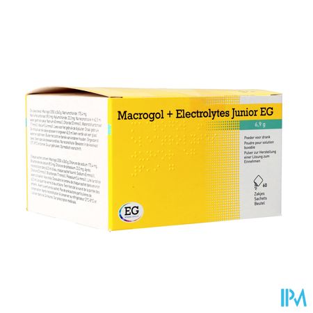 Macrogol+Electrolytes Junior EG 6,9G Pdr Sach 60