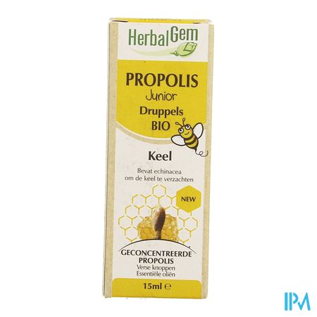 Herbalgem Propolis Junior Bio Fl Gutt 15ml 2