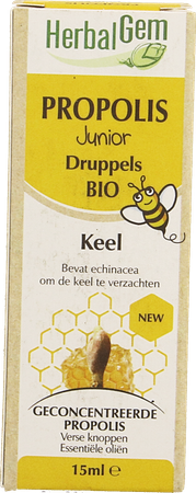 Herbalgem Propolis Junior Bio Fl Gutt 15ml 2