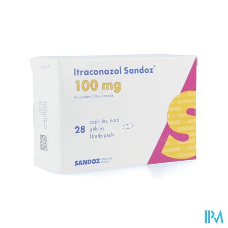 Itraconazole Sandoz Caps 28x100mg