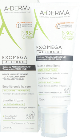 Aderma Exomega Allergo Emolierende Balsem 200ml 3