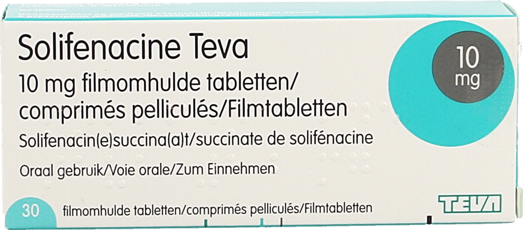 Solifenacine Teva Filmomh Tabl 30 X 10mg 3