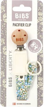 Bibs Fopspeenketting Liberty Ivory&sage 1