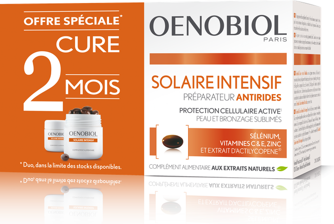 OENOBIOL SOLAIRE INTENSIF KUUR ANTI-RIMPEL 2x30 CAPS 4