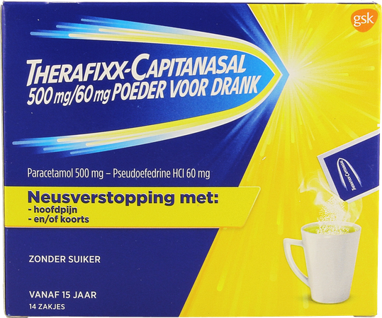 Therafixx-capitanasal 500/60mg Drink.opl Zak 14x6g 3